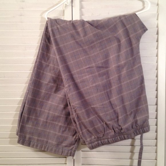 Eddie Bauer Pants Eddie Bauer Mens 3x Grey Plaid Cotton Flannel